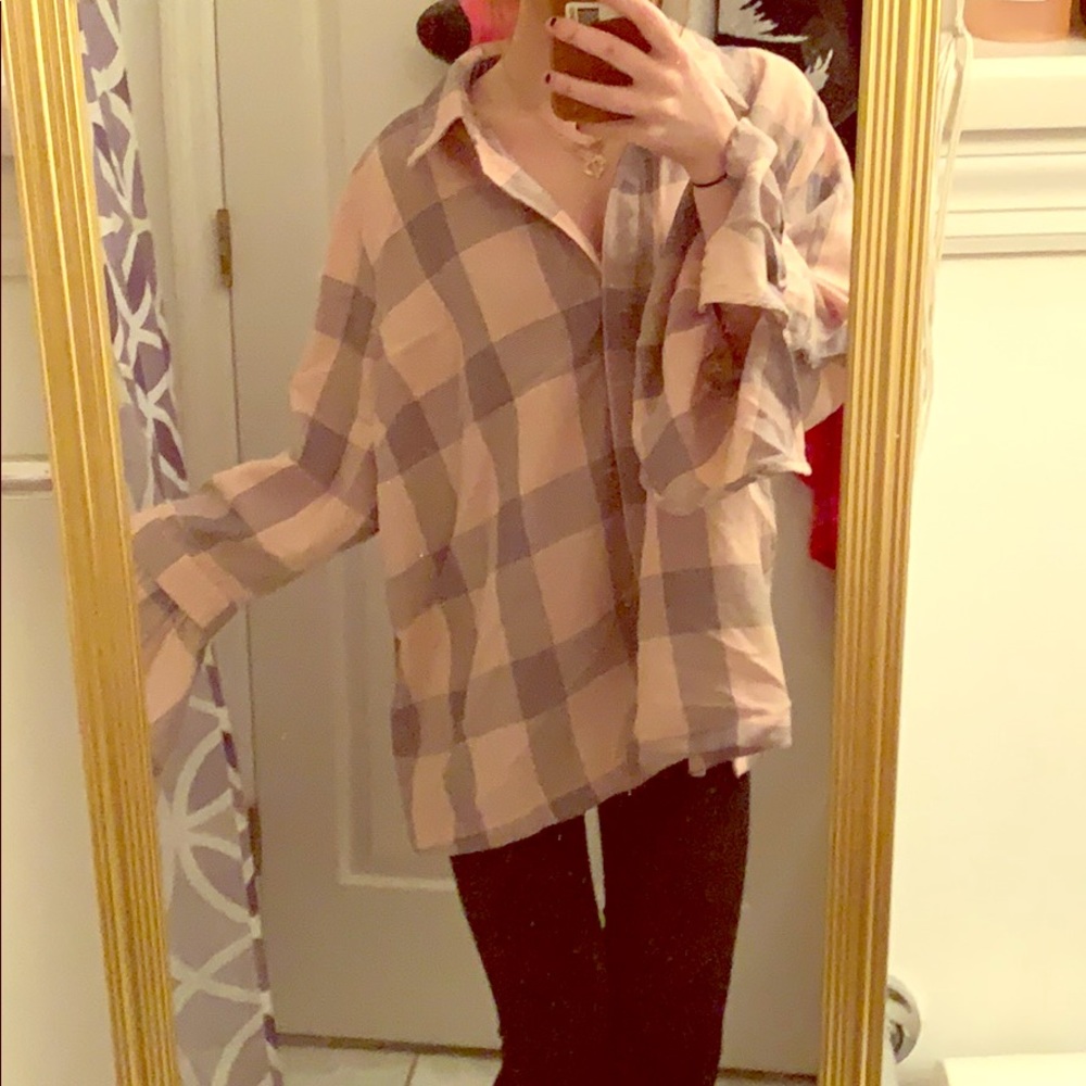 Lane Bryant Plaid Blouse